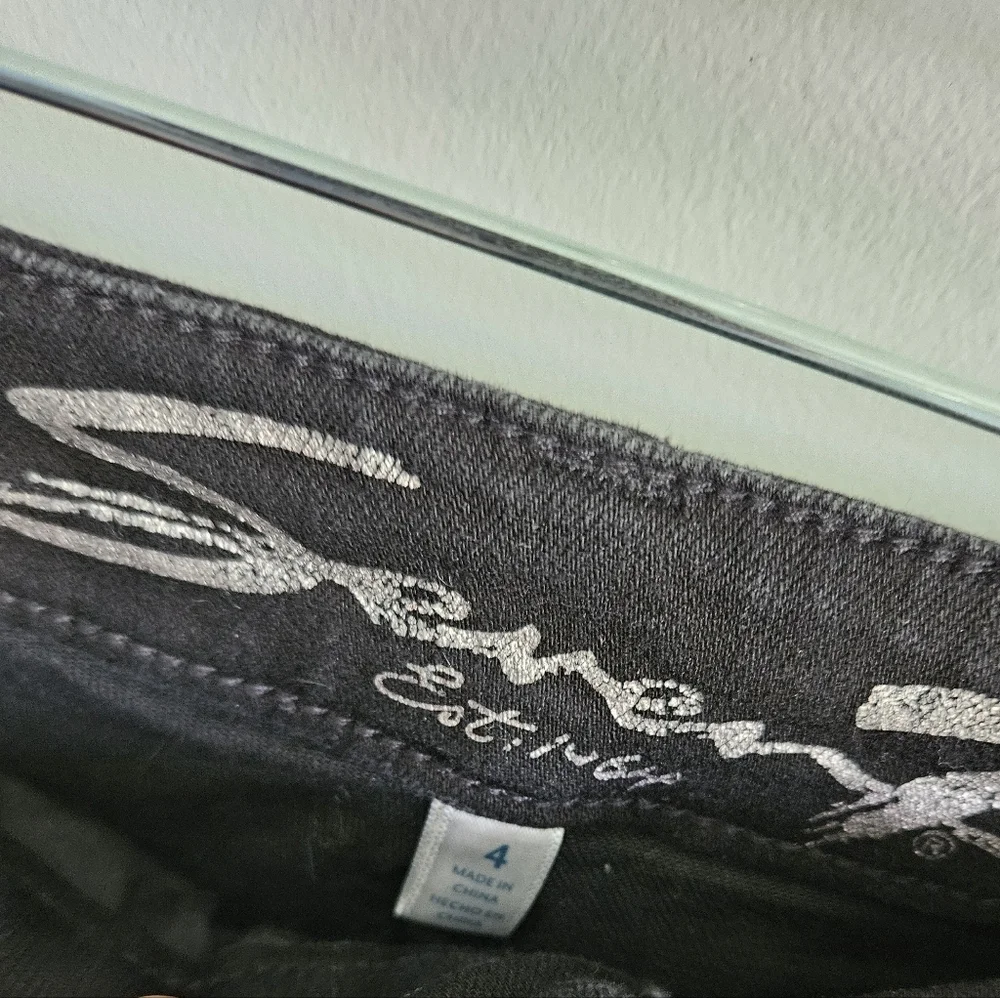 7 For All Mankind black denim